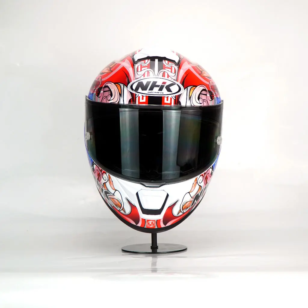 Nhk Helmet K5r Sv Alonso Lopez #8 (White Glossy) 1