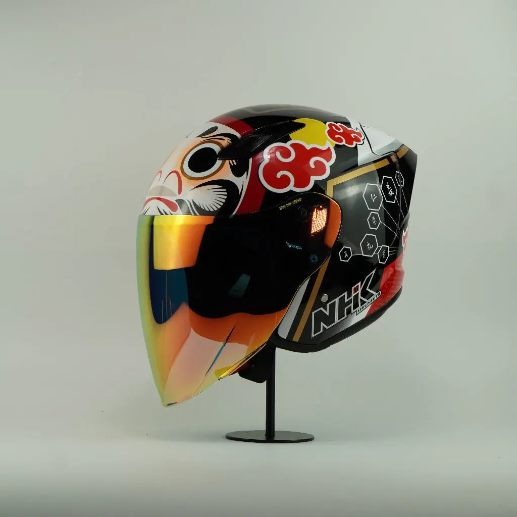 Nhk Helmet S1gp S Miha #2 (Black Glossy) 1