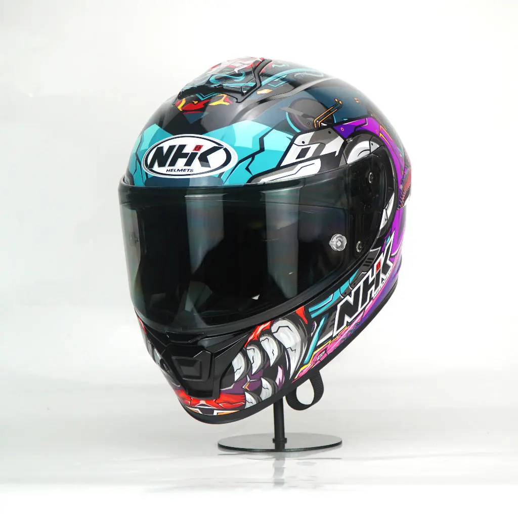 Nhk Helmet K5r Sv Pesona & Teknologi (Black Glossy) 1