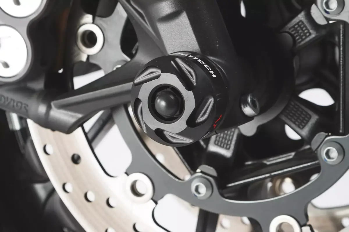 Sw Motech Slider Set (Front Axle Black) Fits For Kawasaki Versys 650 ('07-'09) / ('15-) 1