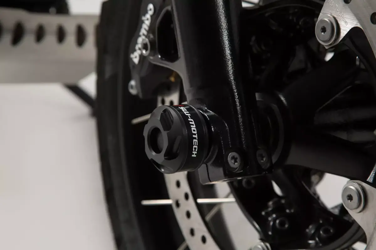 Sw Motech Slider Set (Front Axle Black) Fits For Bmw R Nine T Scrambler ('16-) 1