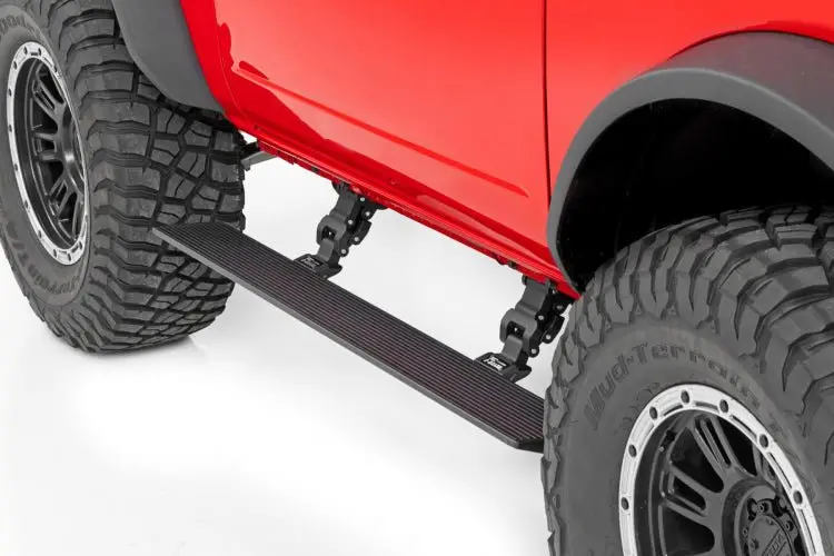 Power Lighted Running Boards 2 Door Ford Bronco | Rough Country 1