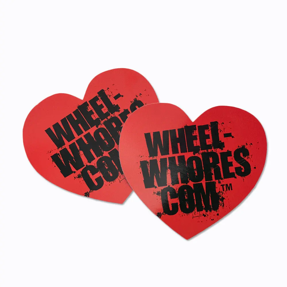 Small Red/Black Heart (Sticker Pack) 1