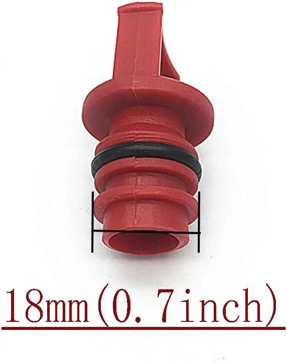 Aope-26001 Oil Breather Cap Red For Air Compressors (Pa) Sfi 1