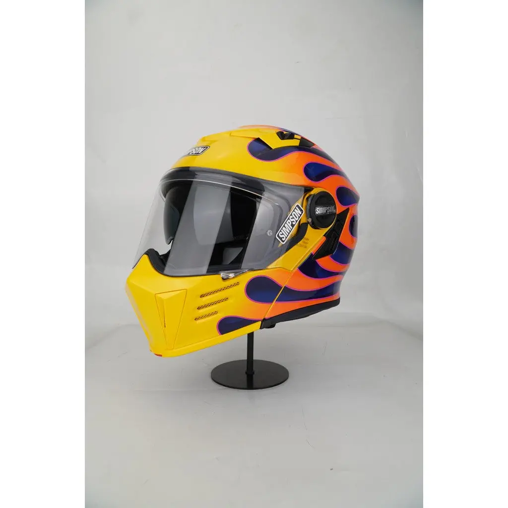 Simpson Helmet Darksome (Wildfire Yellow) 1