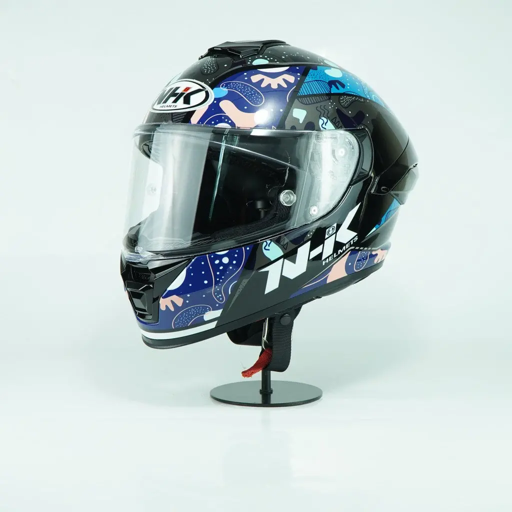 Nhk Helmet K5r Sv Bacteria (Black/Silver Glossy) 1