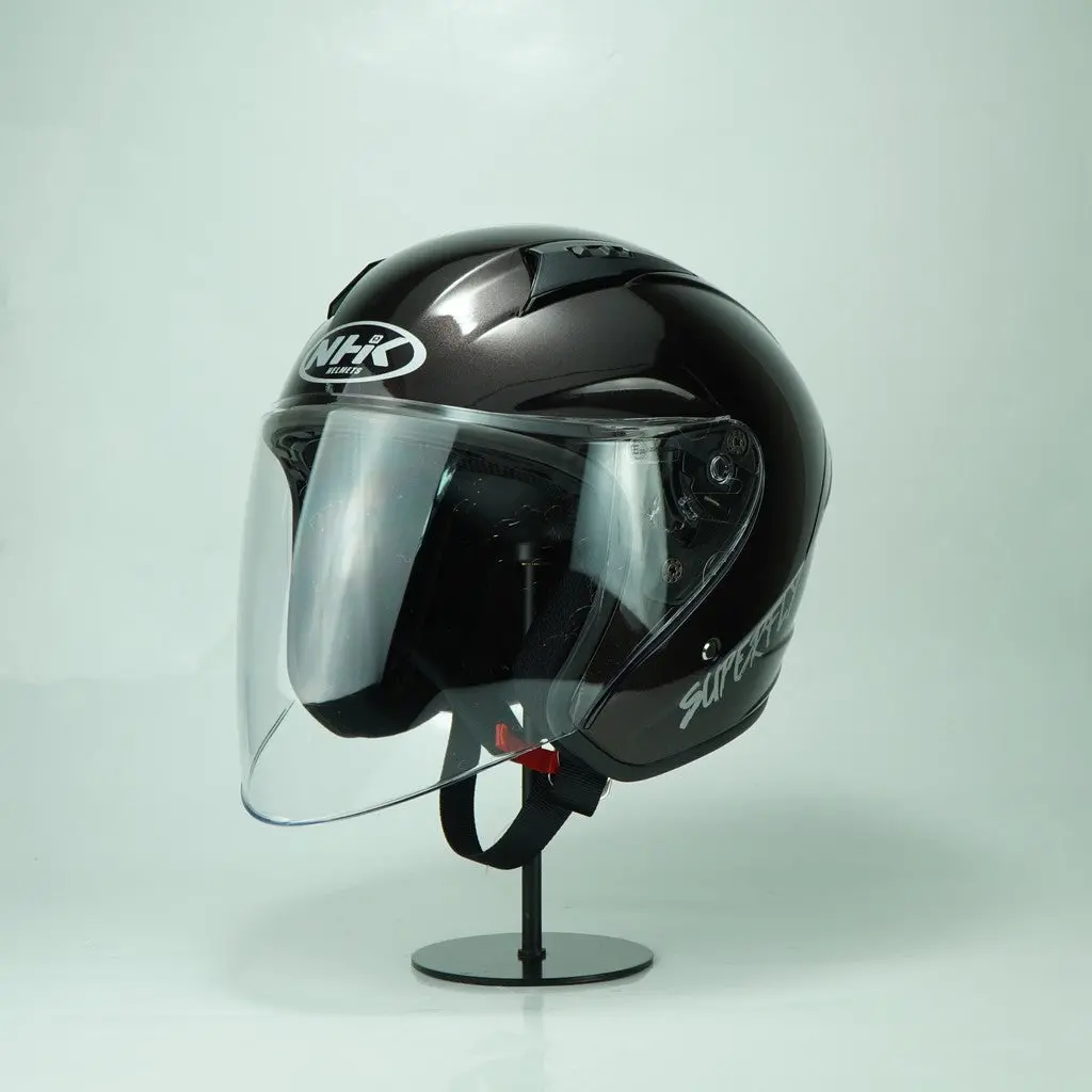 Nhk Helmet R1s Solid (Crystal Dark Brown) 1