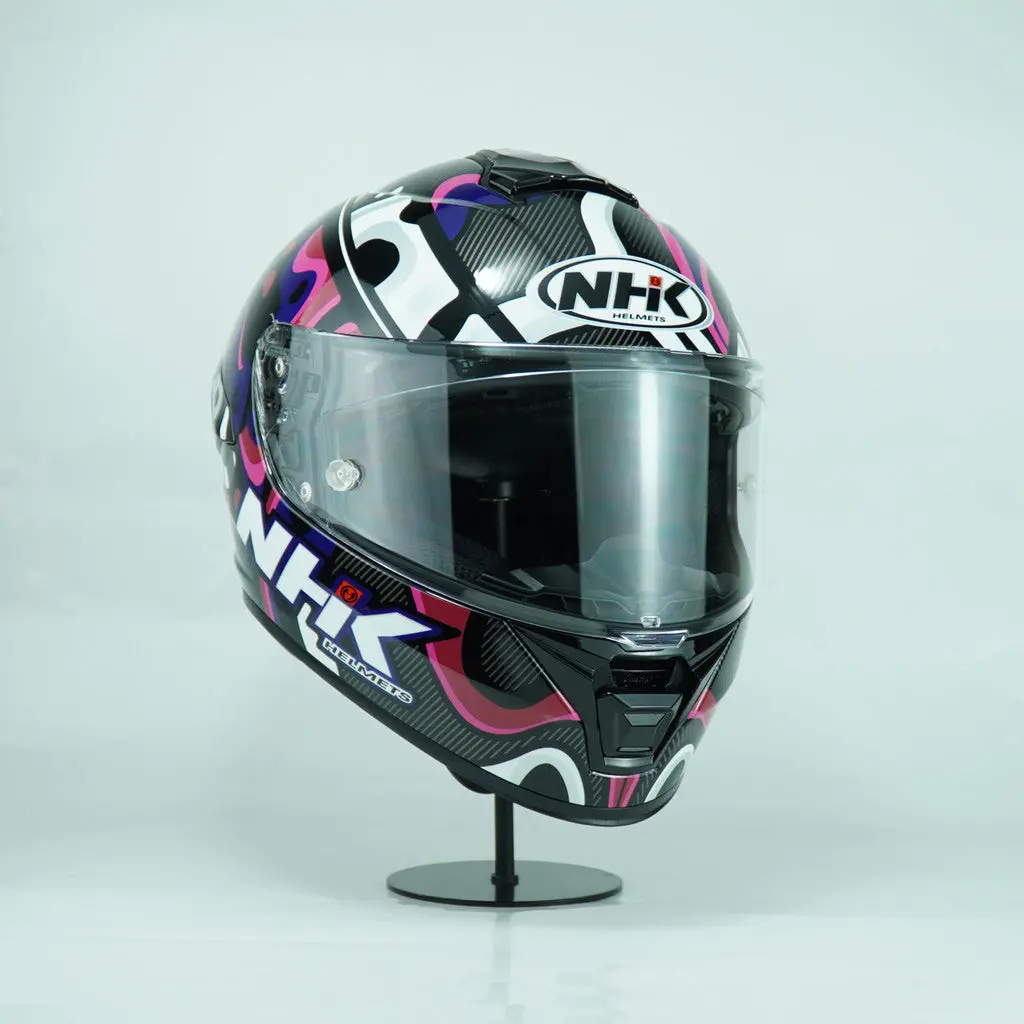 Nhk Helmet K5r Sv Nebula (Black/Pink Glossy) 1