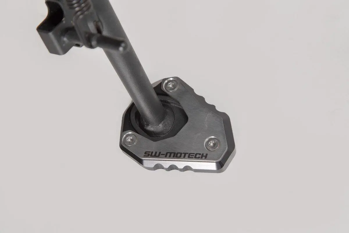 Sw Motech Extension For Side Stand Foot (Black / Silver) Fits For Kawasaki Versys 650 ('15-) 2