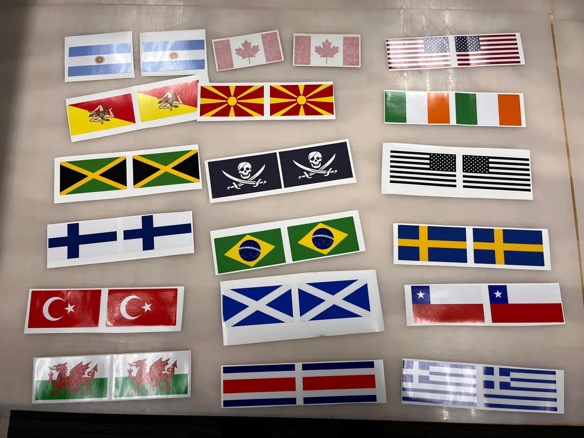 Flags For Driver/Co-Driver Names 1