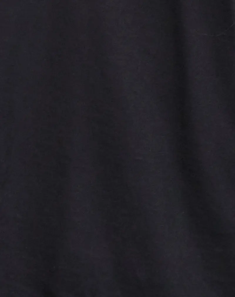 Daman Off-The-Shoulder Basic Top In Black 7