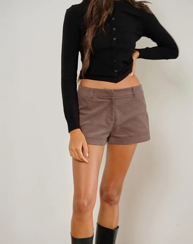 Wiluta Shorts In Babycord Brown 1