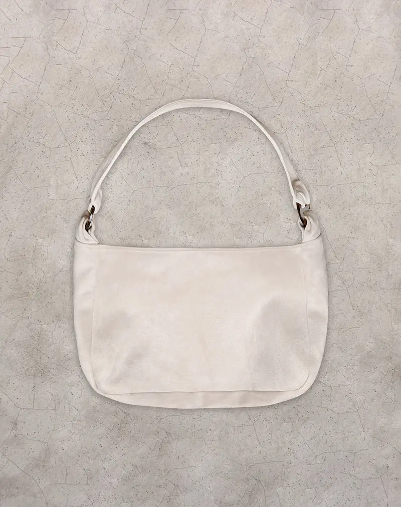 Tetira Bag With Double Tortoise Shell Buckle In Cream 1